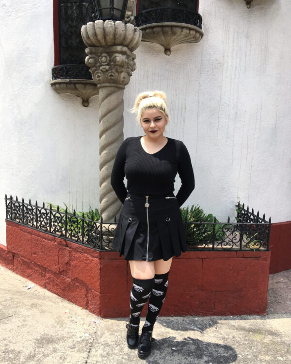 Falda Tableada Estilo Gótico “Shadow” - Imagen 2