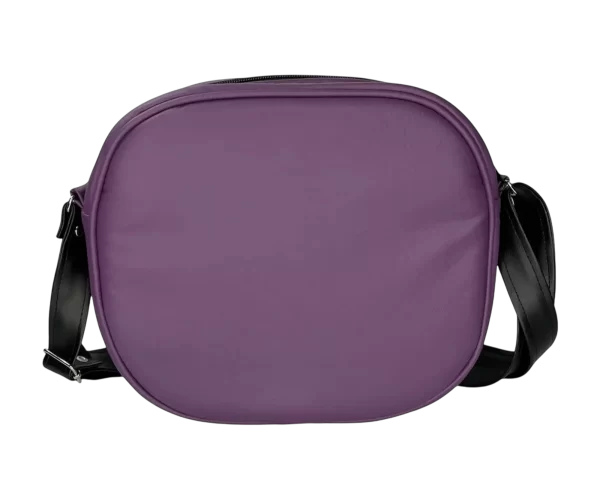 Bolsa Gótica Crossbody de Calabaza “Happy Pumpkin” Morada y Negro - Imagen 5