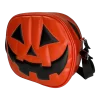 Bolsa Gótica Crossbody de Calabaza “Happy Pumpkin” Naranja y Negro - Imagen 2