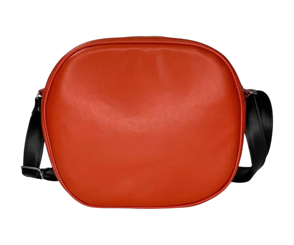 Bolsa Gótica Crossbody de Calabaza “Happy Pumpkin” Naranja y Negro - Imagen 5