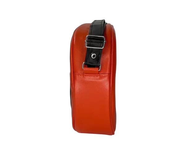 Bolsa Gótica Crossbody de Calabaza “Killer Pumpkin” Naranja y Negro - Imagen 4