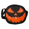 Bolsa Gótica Crossbody de Calabaza “Killer Pumpkin” Negro y Naranja Charol