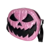 Bolsa Gótica Crossbody de Calabaza “Killer Pumpkin” Rosa y Negro - Imagen 2