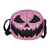 Bolsa Gótica Crossbody de Calabaza “Killer Pumpkin” Rosa y Negro