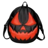Mochila Gótica de Calabaza “Killer Pumpkin” Negro y Naranja