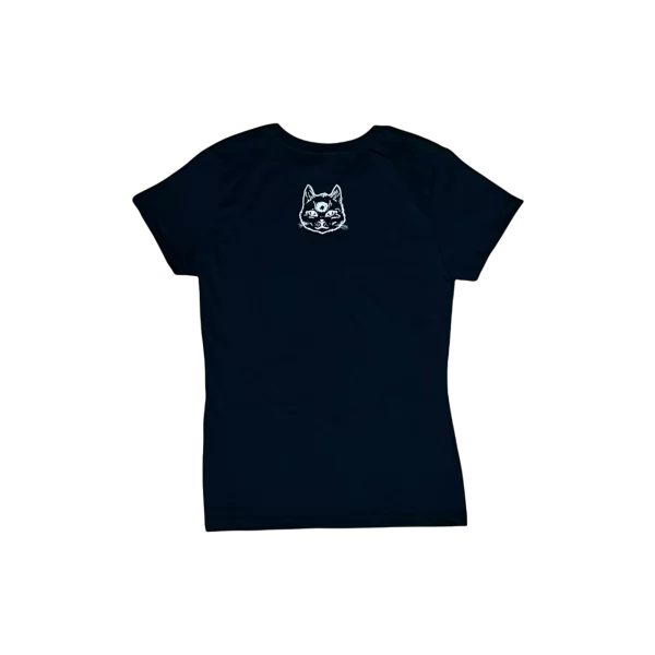 Playera de Dama con Estampado de Gato “KillerMiau” - Imagen 2