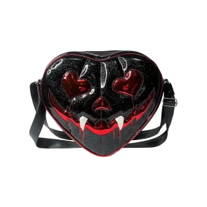 Bolsa Crossbody de Corazón Pumpkin Heart “Vampire’s Valentine”